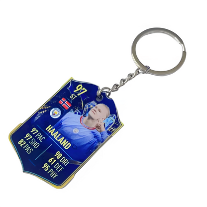 Football Score Card Keychain