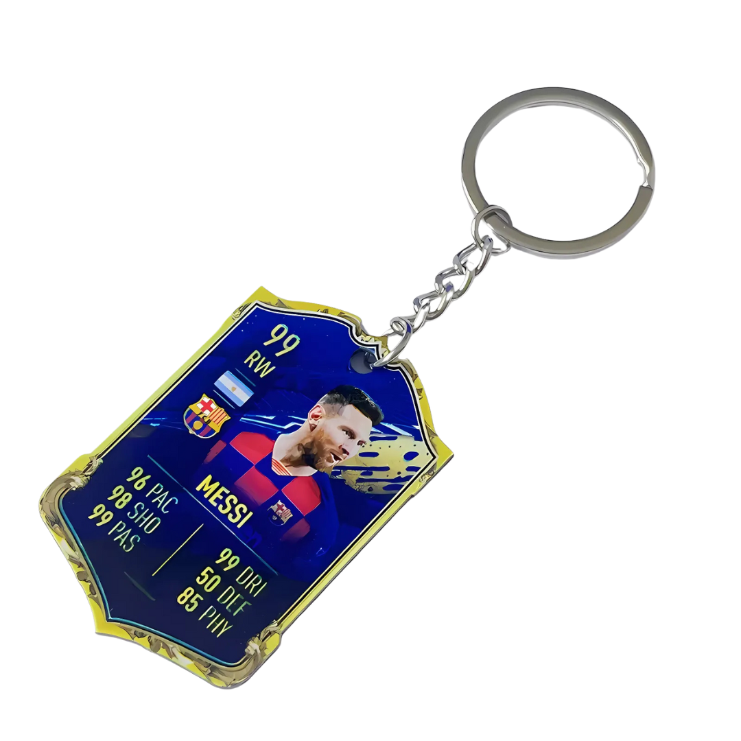 Football Score Card Keychain