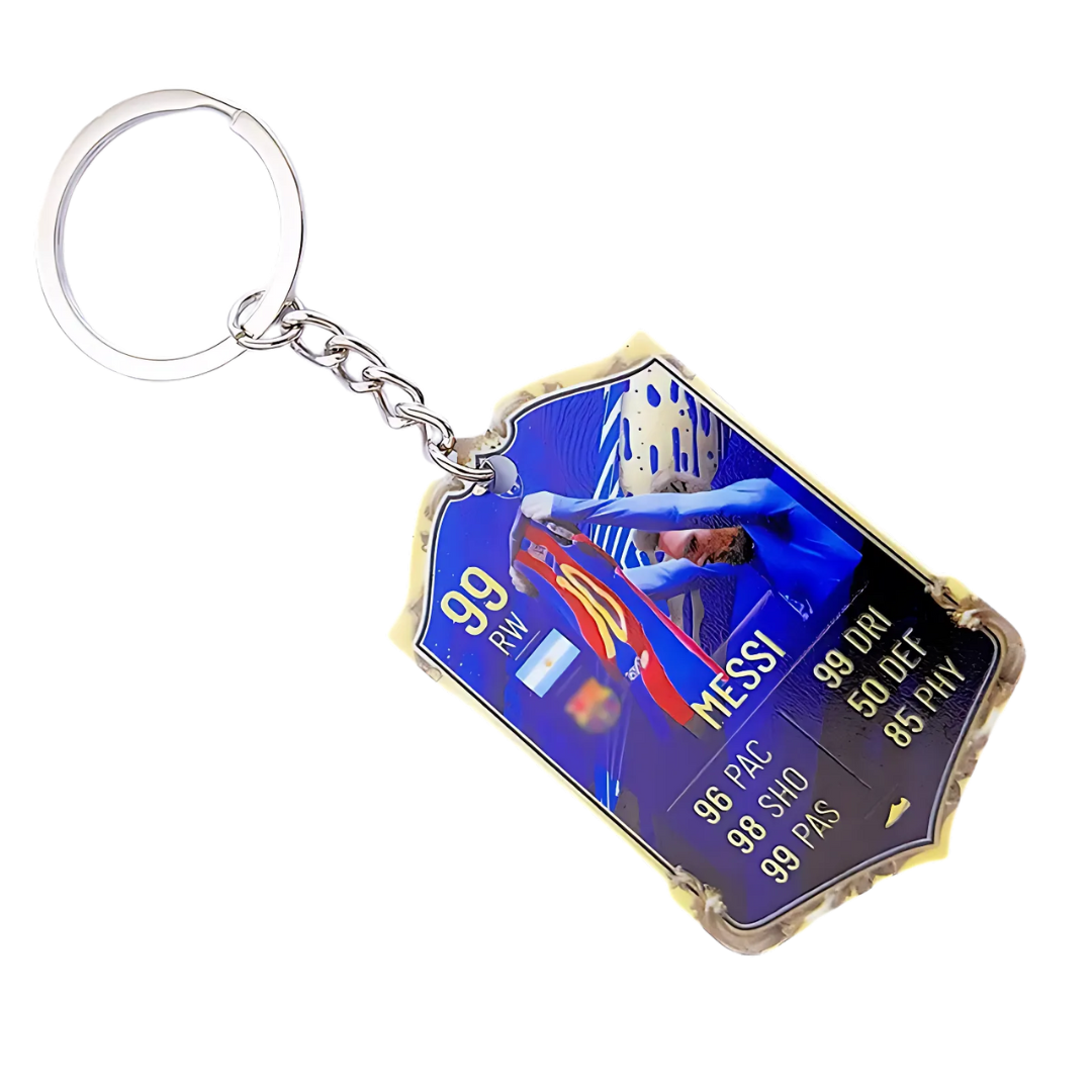 Football Score Card Keychain