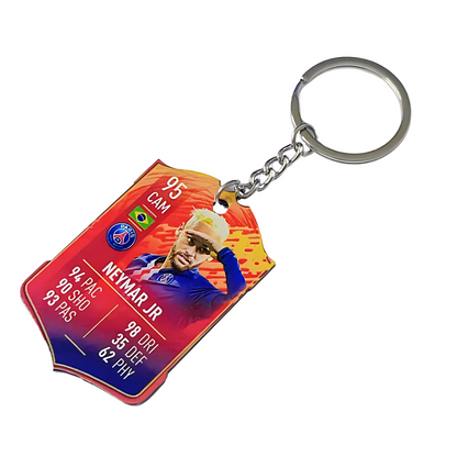 Football Score Card Keychain