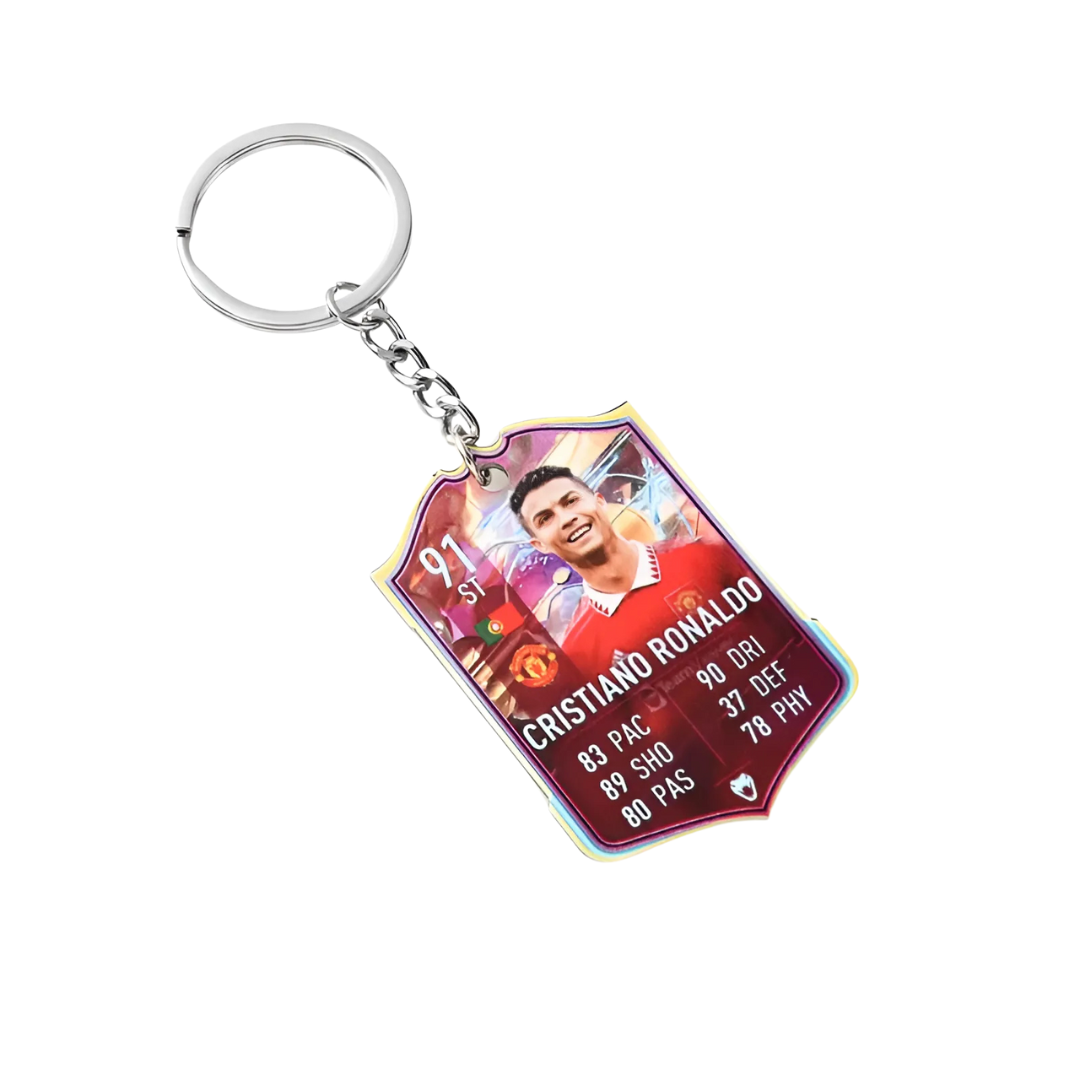 Football Score Card Keychain