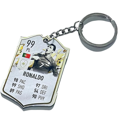 Football Score Card Keychain